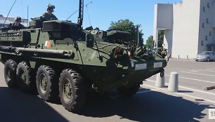 JAV ratiniai šarvuočiai „Stryker“