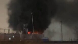 Maskvoje užsidegė elektros pastotė