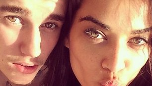 Justinas Bieberis ir Shanina Shaik