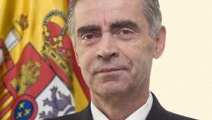Ispanijos kariuomenės vadas generolas admirolas Fernando Garc&iacute;a S&aacute;nchezas