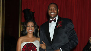 La La Anthony ir Carmelo Anthony per savo vestuves 2010 m.