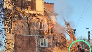 Sprogimas Rusijos daugiabutyje