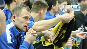 "Neptūno" kapitonas Martynas Mažeika varžybas stebėjo nuo suolelio.