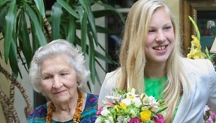 Rūta Meilutytė su močiute Aldona