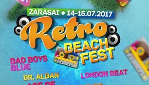 Festivalio &bdquo;Retrobeach Fest&ldquo; plakatas