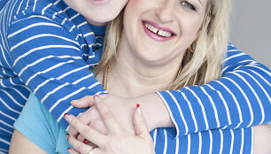 Justas su mama Džiuljeta