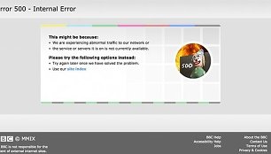 BBC puslapis po kibernetinės atakos