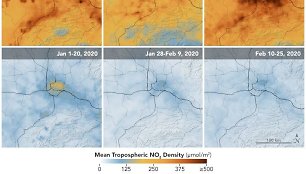 Oro tarša virš rytinės Kinijos dalies šiemet sumažėjo neįprastai stipriai