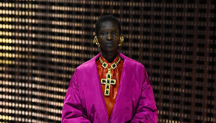 „Gucci“ 2019–2020 m. rudens ir žiemos kolekcijos modelis