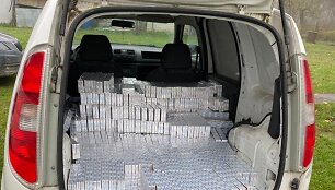 Sulaikyta cigarečių kontrabanda
