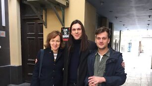 Saulius Baradinskas, Titas Laucius ir Britta Krause Poznanėje