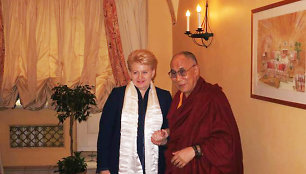 Dalia Grybauskaitė ir Dalai Lama