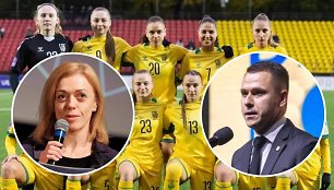 Aistė Zedelytė-Kaminskė, Lietuvos moterų futbolo rinktinė ir Edgaras Stankevičius