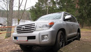 Sučiuptas lietuvis su vogta „Toyota Land Cruiser“