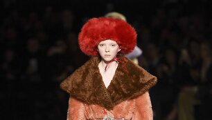 &bdquo;Miu Miu&ldquo; 2017&ndash;2018 m. rudens-žiemos kolekcijos modelis