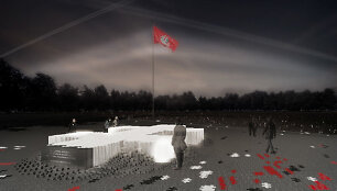 Tomo Grunskio ir kolektyvo &bdquo;Aexn&ldquo; pasiūlymas Luki&scaron;kių aik&scaron;tės memorialui