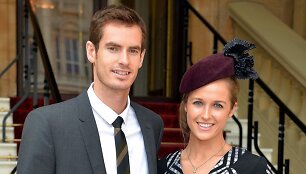 Andy Murray ir Kim Sears