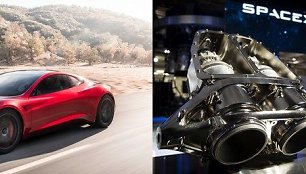 „Tesla Roadster“ skraidys?