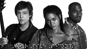 Paulas McCartney, Rihanna ir Kanye Westas