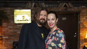Valda Bicčkutė su vyru Mindaugu