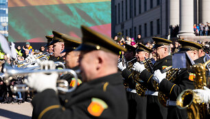 Trijų Baltijos valstybių vėliavų pakėlimo ceremonija