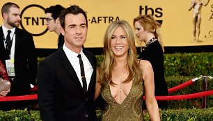 Justinas Theroux ir Jennifer Aniston