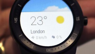 &bdquo;LG G watch R&ldquo; i&scaron;manusis laikrodis