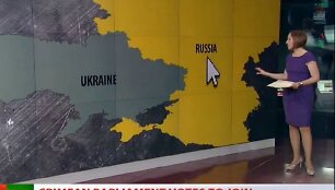 Russia today Krymą prie Rusijos jau prijungė