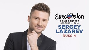 Sergejus Lazarevas atstovaus Rusijai 2016-ųjų „Eurovizijoje“