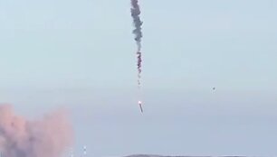 Krentanti Rusijos raketa