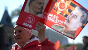 Maskvoje per 100 tūkst. žmonių dalyvavo Gegužės 1-osios eitynėse.
