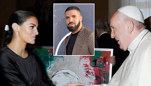 Sophie Brussaux su popiežiumi Pranci&scaron;kumi, reperis Drake'as