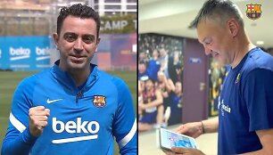Xavi perdavė linkėjimus &Scaron;arūnui Jasikevičiui