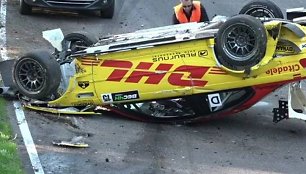 „DHL RT“ automobilio avarija