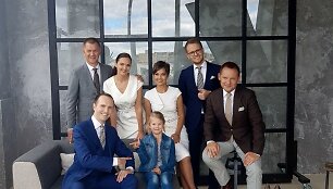 Naglio &Scaron;ulijos dukra su TV3 žinių vedėjais
