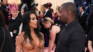 Kim Kardashian ir Kanye Westas