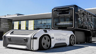 DLR pristatė neįprastą autonominį automobilį &bdquo;U-Shift&ldquo;