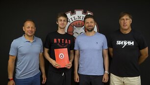 Rolandas Jarutis, Augustas Marčiulionis, Donaldas Kairys ir &Scaron;arūnas Marčiulionis