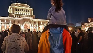 Protestai Armėnijos sostinėje Jerevane