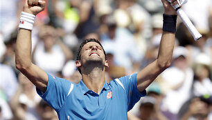 &bdquo;Miami Open&ldquo; pusfinalis: Novakas Džokovičius &ndash; Davidas Goffinas