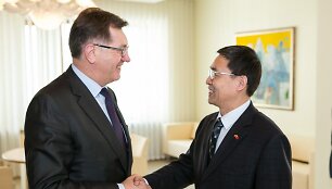 Algirdas Butkevičius ir Zengwenas Liu