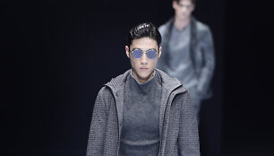 &bdquo;Emporio Armani&ldquo; 2016 m. rudens-žiemos kolekcijos modelis