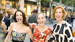 Kristin Davis, Sarah Jessica Parker ir Cynthia Nixon filme „Seksas ir miestas“