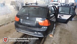 Tauragės policijai įkliuvę ma&scaron;invagiai vogė i&scaron;skirtinai tik BMW markės automobilius