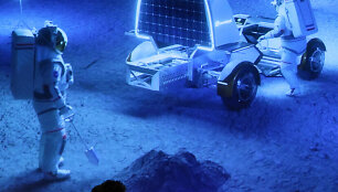 NASA mėnulio tyrimų pristatymas / Jonathan Ernst / REUTERS