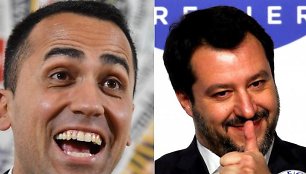 Luigi Di Maio ir Matteo Salvini