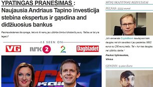 Sukčiai naudojasi Andriaus Tapino pavarde
