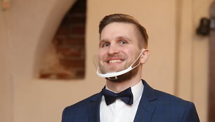 Viktorijos Ple&scaron;kytės ir Justo Tamulio vestuvių akimirka