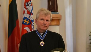 Kunigas Pranci&scaron;kus Čivilis &scaron;ventė jubiliejų