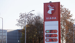 &bdquo;Viada&ldquo; degalinės kuro kainos